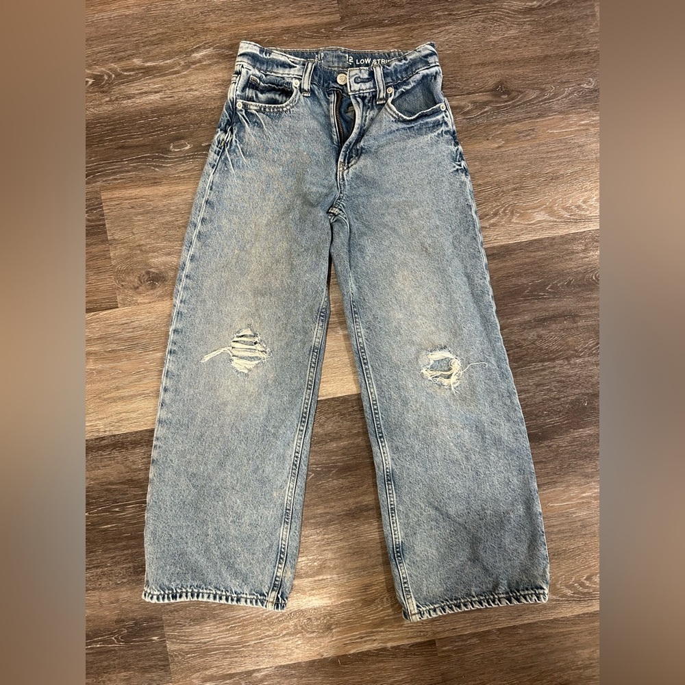 GAP Blue Denim Low Stride Jeans